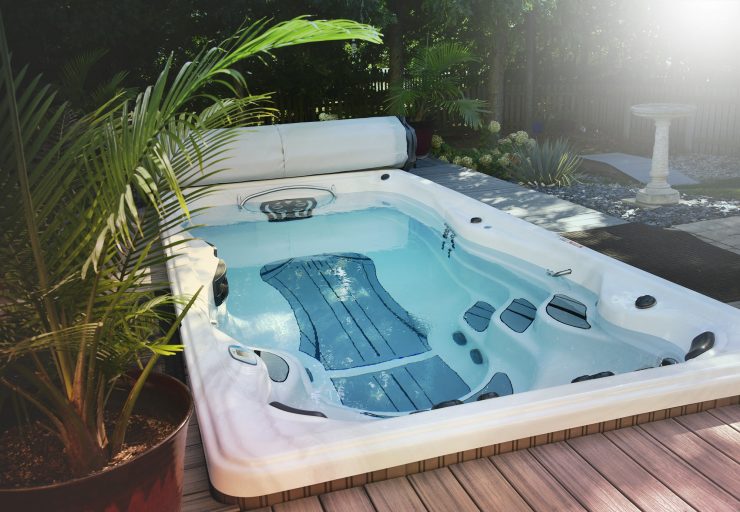 master spas swim spa in deck