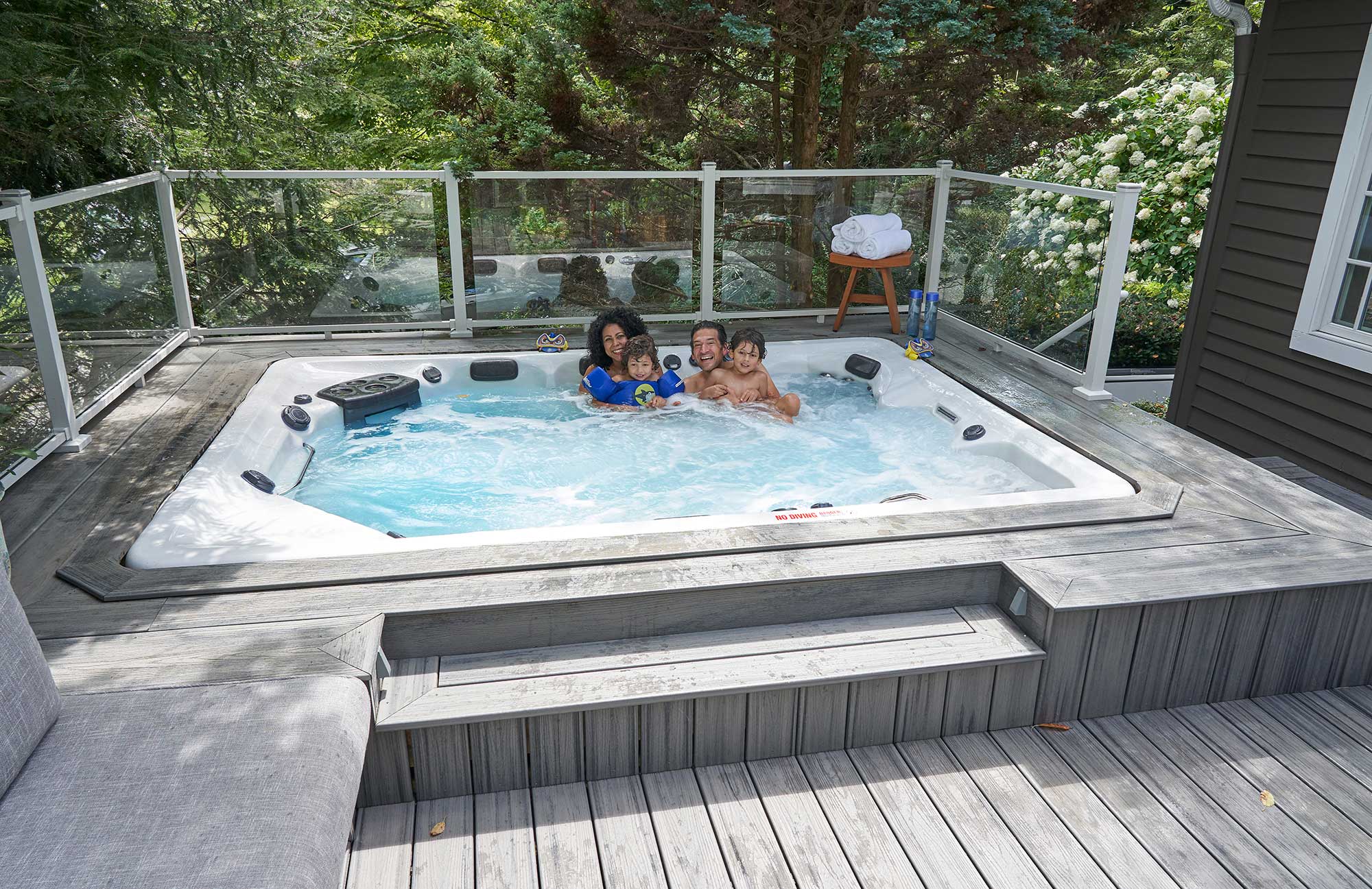 Lifestyle Expert Evette Rios Installs Swim Spa In Deck Master Spas Blog