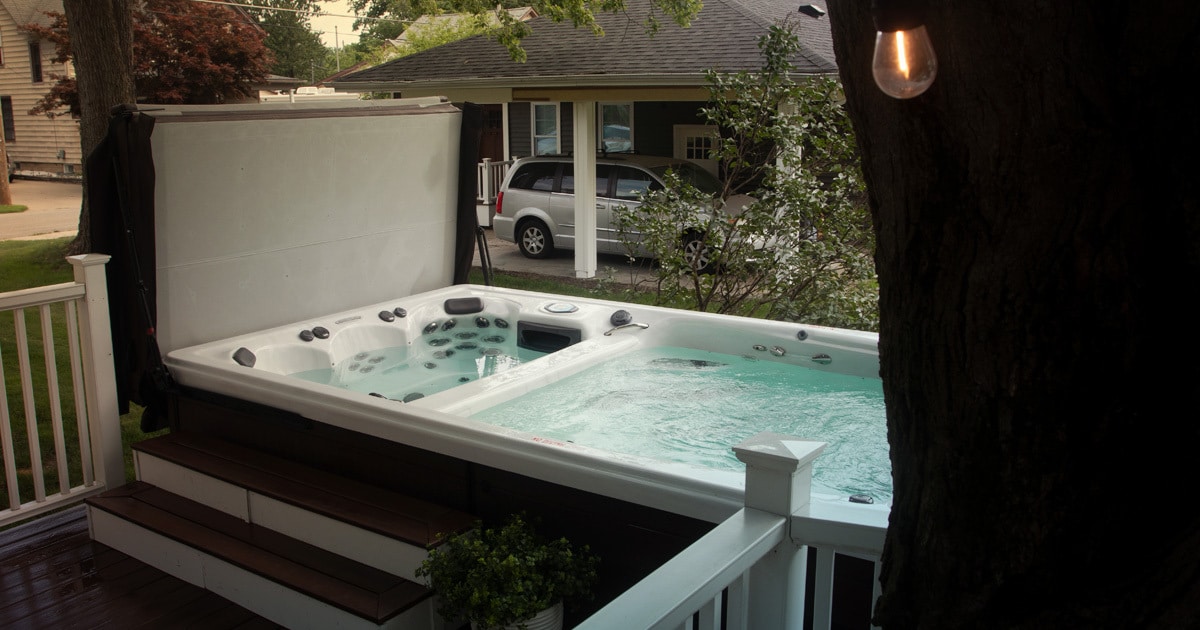 Small backyard, big fun: Swim spa transformation - Master Spas Blog