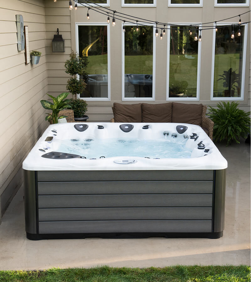 hot tub ideas backyard designs