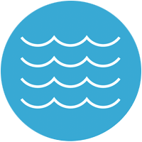 Icon of water waves