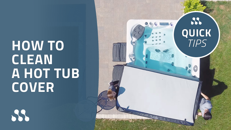 How to clean a hot tub cover
