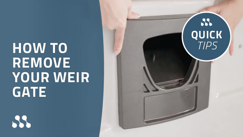 Quick Tip How to remove filter weir